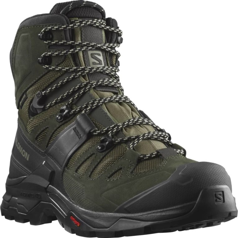 Botas Caminhada Salomon Quest 4 GTX Masculino Verde Oliva | PT C62834